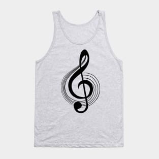 Treble Clef Tank Top